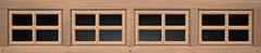 wood garage doors