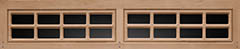 wood garage doors