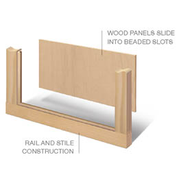 wood garage doors