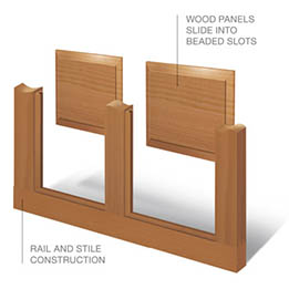 wood garage doors