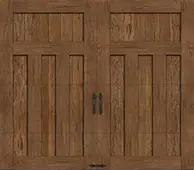 Clopay faux wood garage doors