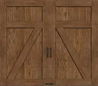 Clopay faux wood garage doors