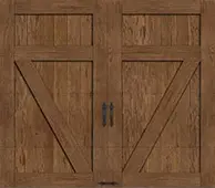 Clopay faux wood garage doors