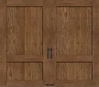 Clopay faux wood garage doors