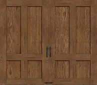 Clopay faux wood garage doors