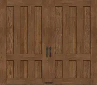 Clopay faux wood garage doors