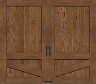 Clopay faux wood garage doors
