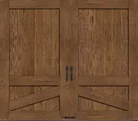 Clopay faux wood garage doors