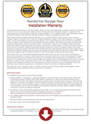Recessed panel garage door