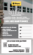 Recessed panel garage door