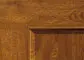 Recessed panel garage door